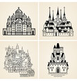 old cities vector image