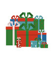 poster holiday design template christmas vector image vector image