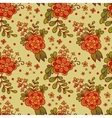 seamless with flowers vector image