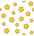 stars seamless pattern on white background vector image vector image