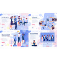 web page design templates vector image vector image