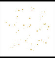 golden scattered stars on sky spread icon flat vector image vector image