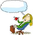happy businesswoman vector image vector image