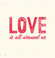 valentines day greeting card vector image