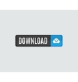 download web button flat design template vector image