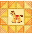 application horse seamless pattern vector image vector image