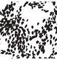black and white abstract background dots vector image