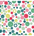 cute kids background design with polka dot vector image