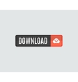 download web button flat design template vector image