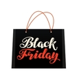 sale black friday bag for shopping vector image