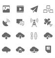 icon set - network communication vector image