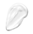 face cream texture swatch cosmetic smear white vector image vector image
