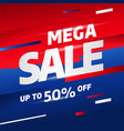 sale banner template design special offer vector image vector image