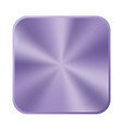 ultra violet metal button icon vector image