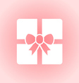 gift box icon vector image vector image