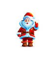 isolated character santa claus vector image vector image