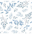 seamless botanical pattern background print vector image