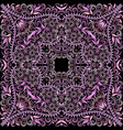 bandana ethnic design- colorful print square vector image