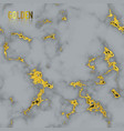 gray marble with gold foil texture seamless vector image