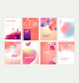 set of brochure and annual report design templates vector image vector image