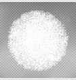 snowflakes round snowball template vector image