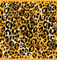 seamless textured animal pattern vector image