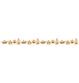 cute carved pumpkins jack o lanterns halloween vector image vector image