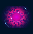 abstract red blue circular equalizer background vector image vector image