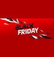 black friday sale banner template design vector image