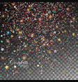 Glittering star dust vector image Glittering star dust