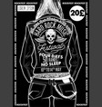 hard rock festival poster vector image vector image