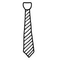necktie icon male fashion accessory clothing vector image vector image