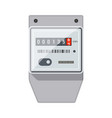 electric energy meter power supply vector image