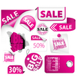 discount tags vector image