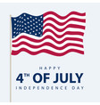 greeting card for celebration independence day vector image vector image