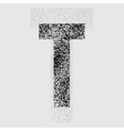 letter t vector image vector image