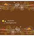 autumn background vector image