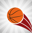 basketball league design vector image