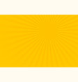 yellow abstract background with rays vector image vector image