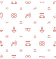 shower icons pattern seamless white background vector image vector image