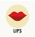 lips icon vector image