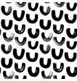 seamless pattern with rainbows and half circles vector image