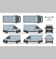 fiat ducato cargo delivery van l1h2 and l2h2 2021 vector image vector image