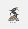 goat logo vector image