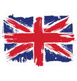 uk grunge flag vector image