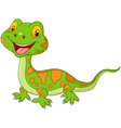 Cute iguana cartoon Royalty Free Vector Image - VectorStock