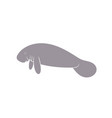 manatee vector image