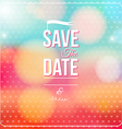 save the date for personal holiday vector image vector image