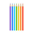 pencil different colors vector image