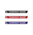 race flag logo vector image